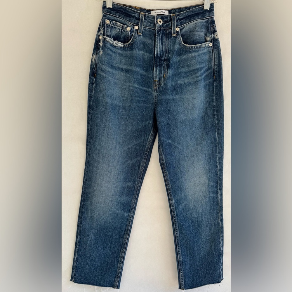 Studio R330 Rigid Straight Dark Indigo Jeans - Picture 3 of 4